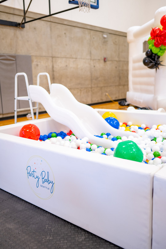 SUPER LUXE BALL PIT WITH SLIDE