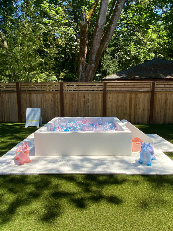 SUPER LUXE BALL PIT WITH SLIDE