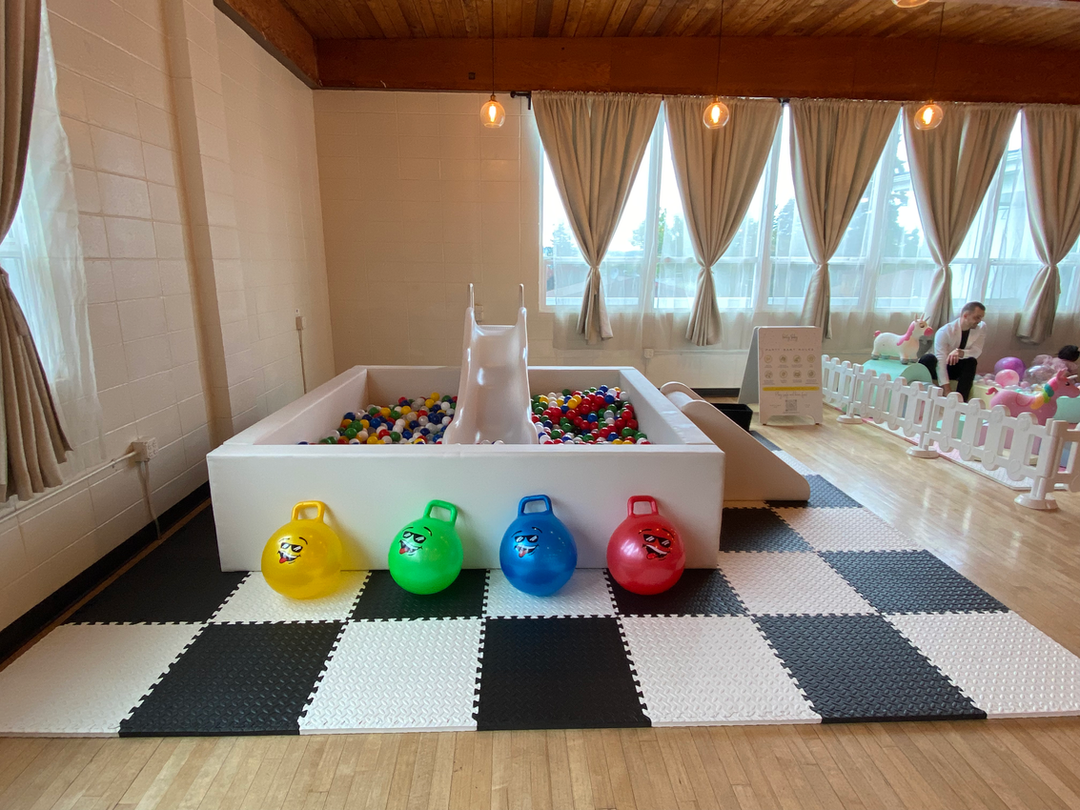 SUPER LUXE BALL PIT WITH SLIDE