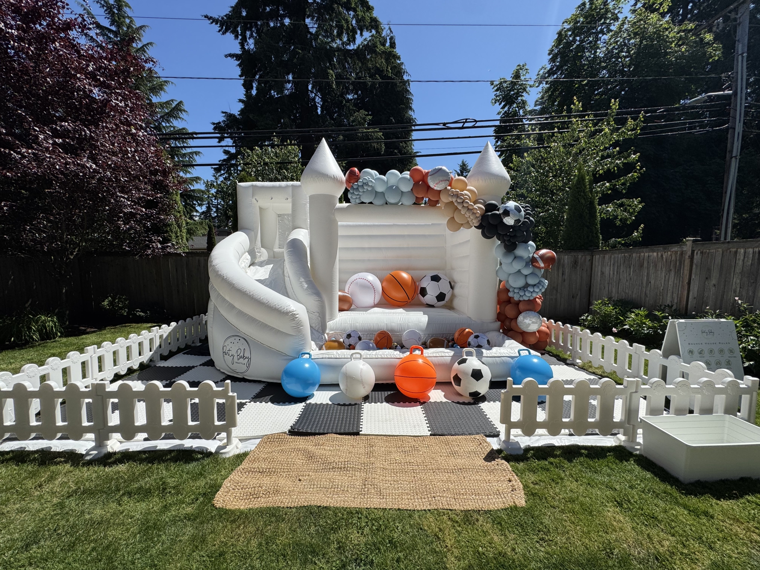 White Palace bounce house