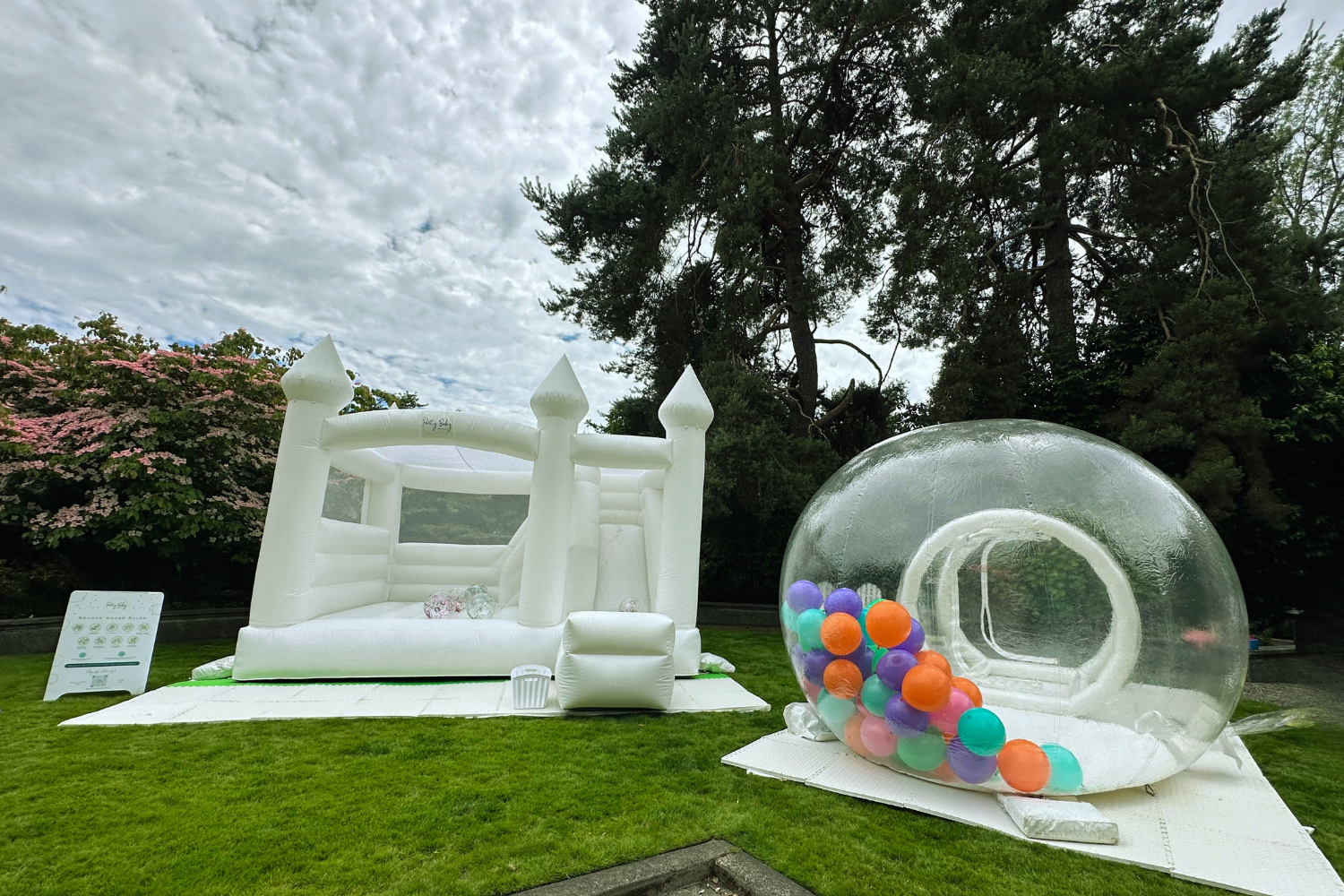 Bounce house and Bubble house for bigger kids